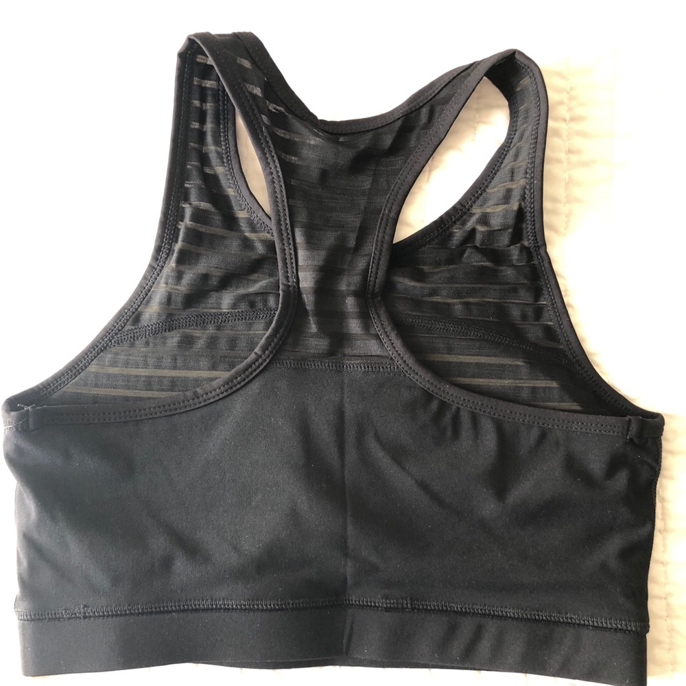 Sheer Panel Racerback Sports Bra - Picture 6 of 6
